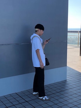 「afterhomeworkparis」｜masukaki.botさん（メンズ・169cm）の夏コーディネート