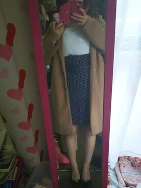 「RD（ルージュ ディアマン）のアイテム（トップス）」を使った、かほさん（レディース・150cm）の秋コーディネート