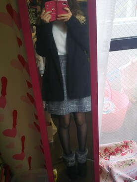 「RD（ルージュ ディアマン）のアイテム（トップス）」を使った、かほさん（レディース・150cm）の冬コーディネート