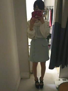 「RD（ルージュ ディアマン）のアイテム」を使った、かほさん（レディース・150cm）の春コーディネート