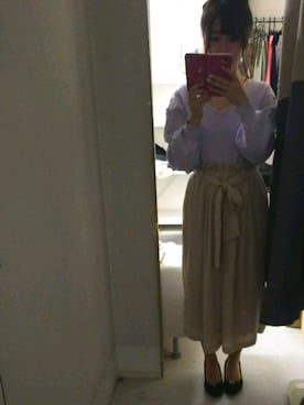 「ラベンダー」｜かほさん（レディース・150cm）の春コーディネート