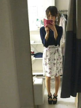 「RD（ルージュ ディアマン）のアイテム」を使った、かほさん（レディース・150cm）の春コーディネート