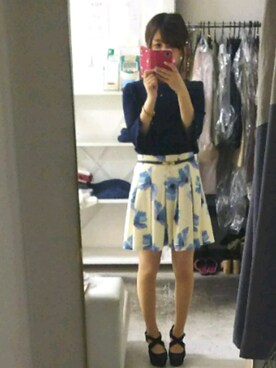 「RD（ルージュ ディアマン）のアイテム」を使った、かほさん（レディース・150cm）の春コーディネート