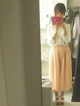 「one way（ワンウェイ）のアイテム（シューズ）」を使った、かほさん（レディース・150cm）の春コーディネート