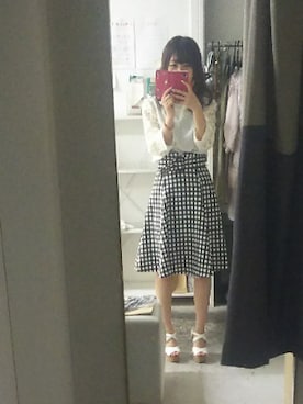 「one way（ワンウェイ）のアイテム（シューズ）」を使った、かほさん（レディース・150cm）の春コーディネート