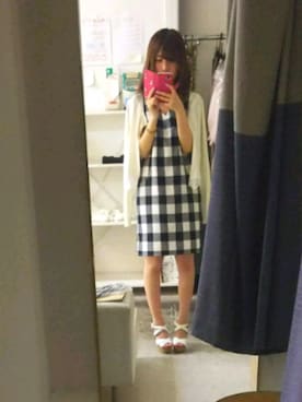 「one way（ワンウェイ）のアイテム（シューズ）」を使った、かほさん（レディース・150cm）の夏コーディネート