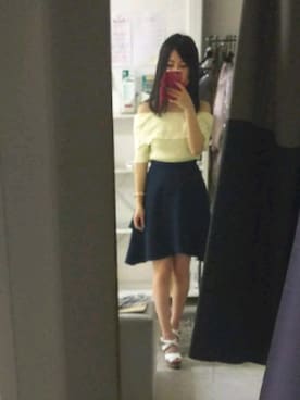 「RD（ルージュ ディアマン）のアイテム」を使った、かほさん（レディース・150cm）の夏コーディネート