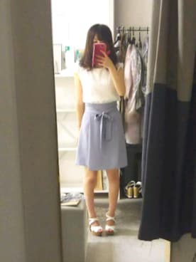 「RD（ルージュ ディアマン）のアイテム」を使った、かほさん（レディース・150cm）の夏コーディネート