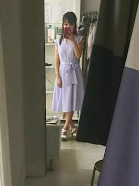 「RD（ルージュ ディアマン）のアイテム（ワンピース/ドレス）」を使った、かほさん（レディース・150cm）の夏コーディネート