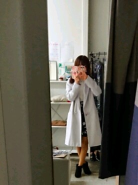 「CECIL McBEE（セシルマクビー）のアイテム（チェスターコート）」を使った、かほさん（レディース・150cm）の秋コーディネート