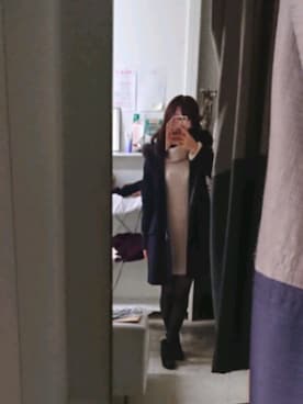 「RD（ルージュ ディアマン）のアイテム（その他アウター）」を使った、かほさん（レディース・150cm）の冬コーディネート