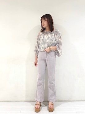 kさん(レディース・158cm)の夏コーディネート