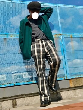 「RAGEBLUE（レイジブルー）のアイテム（その他アウター）」を使った、るいさん（メンズ・170cm）の秋コーディネート