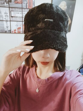 「instagramフォローお願いします」｜「アイテム（帽子）」を使った、Reoさん（レディース・156cm）の秋コーディネート