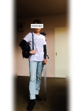 「semantic design（セマンティックデザイン）のアイテム」を使った、Hanaさん（レディース・161cm）の夏コーディネート
