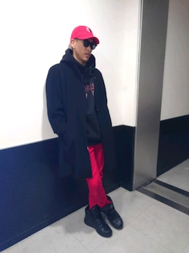 「EWING（ユーイング）のアイテム」を使った、CHESTERさん（メンズ・172cm）の秋コーディネート