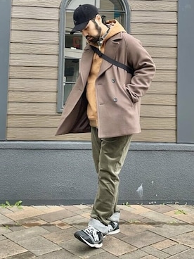 BEAMS HEART MENさん（メンズ・175cm）の冬コーディネート