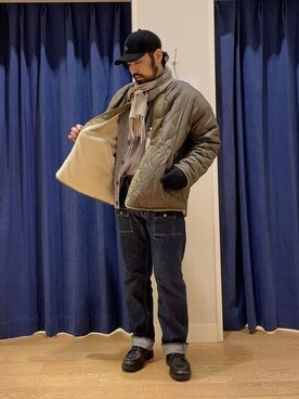 BEAMS HEART MENさん(メンズ・176cm)の冬コーディネート