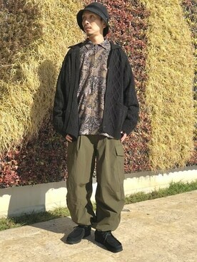 BEAMS HEART MENさん（メンズ・176cm）の冬コーディネート