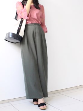 「STYLE DELI（スタイルデリ）のアイテム（バッグ）」を使った、nonameさん（レディース・158cm）の秋コーディネート