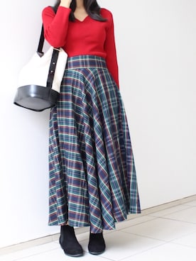 「STYLE DELI（スタイルデリ）のアイテム（バッグ）」を使った、nonameさん（レディース・158cm）の秋コーディネート