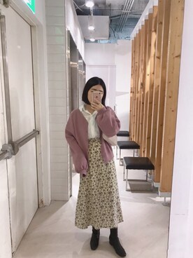 「5（ファイブ）のアイテム（ジャケット/アウター）」を使った、huahua428さん（レディース・155cm）の秋コーディネート