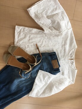 ムーミンさんのコーディネート