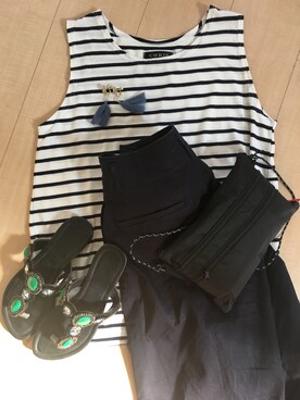 ムーミンさんのコーディネート