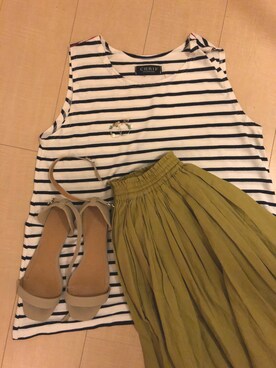 ムーミンさんのコーディネート