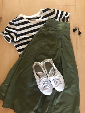 ムーミンさんのコーディネート