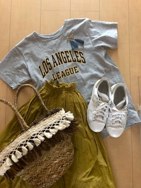 ムーミンさんのコーディネート