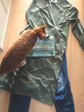 ムーミンさんのコーディネート