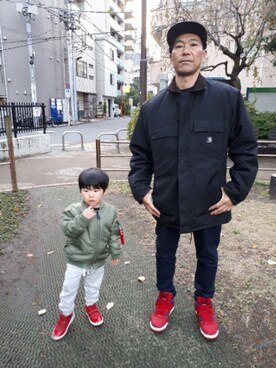 「Jordan」｜「アイテム（MA-1）」を使った、katsuyukiさん（メンズ・169cm）の秋コーディネート