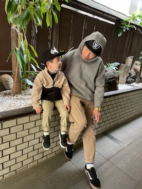 「UNIQLO（ユニクロ）のEZYアンクルパンツ（2WAYストレッチ・丈長め76cm）（その他パンツ）」を使った、katsuyukiさん（メンズ・169cm）の春コーディネート