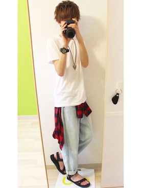 「TRANS CONTINENTS（トランスコンチネンツ）のアイテム」を使った、taiさん（メンズ・179cm）の春コーディネート