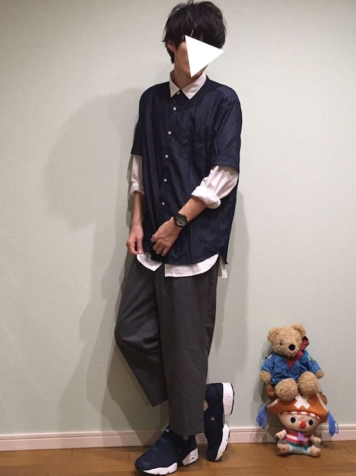 tai｜GUのシャツ・ブラウスを使ったコーディネート WEAR