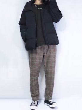 「アイテム（ブルゾン）」を使った、taiさん（メンズ・179cm・10代）の冬コーディネート