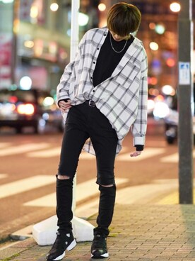 「YARD PLUS（ヤードプリュス）のアイテム」を使った、taiさん（メンズ・179cm）の春コーディネート