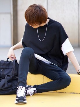 「SKECHERS（スケッチャーズ）のアイテム」を使った、taiさん（メンズ・179cm）の春コーディネート