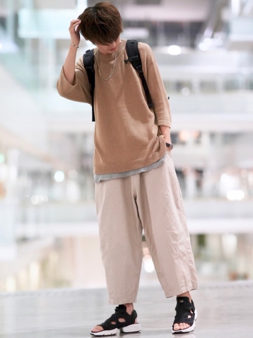 搭配reebok凉鞋的男性时尚穿搭总览(地区:日本) - wear