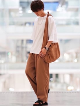 「FOSSIL（フォッシル）のアイテム」を使った、taiさん（メンズ・179cm）の夏コーディネート