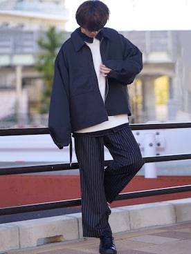 「DOOPZ（ドープス）のアイテム（スニーカー）」を使った、taiさん（メンズ・179cm）の春コーディネート