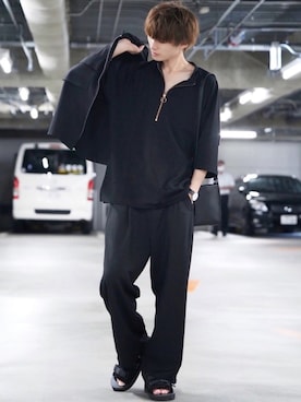 「suicoke（スイコック）のアイテム」を使った、taiさん（メンズ・179cm）の夏コーディネート