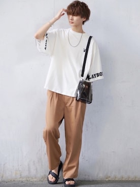 「suicoke（スイコック）のアイテム」を使った、taiさん（メンズ・179cm）の夏コーディネート