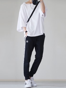 「act'm（アクトム）のアイテム（バッグ）」を使った、taiさん（メンズ・179cm）の夏コーディネート