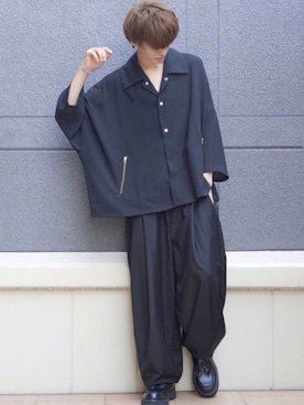 「act'm（アクトム）のアイテム（シューズ）」を使った、taiさん（メンズ・179cm）の夏コーディネート