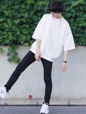 「act'm（アクトム）のアイテム」を使った、taiさん（メンズ・179cm）の春コーディネート