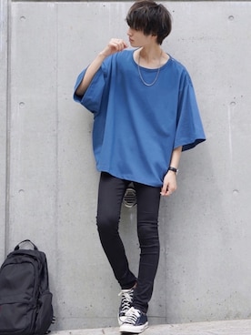 「DOOPZ（ドープス）のDOOPZ バックパック（バックパック/リュック）」を使った、taiさん（メンズ・179cm）の夏コーディネート