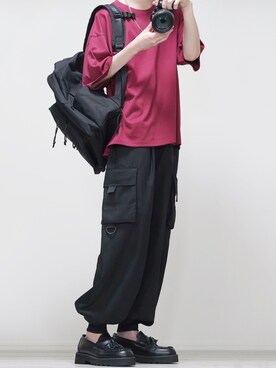 ローファーを使った ワインレッド のメンズ人気ファッションコーディネート Wear