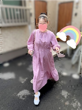 Ne Quittez Pas ヌキテパ のワンピース ピンク系 を使った人気ファッションコーディネート Wear